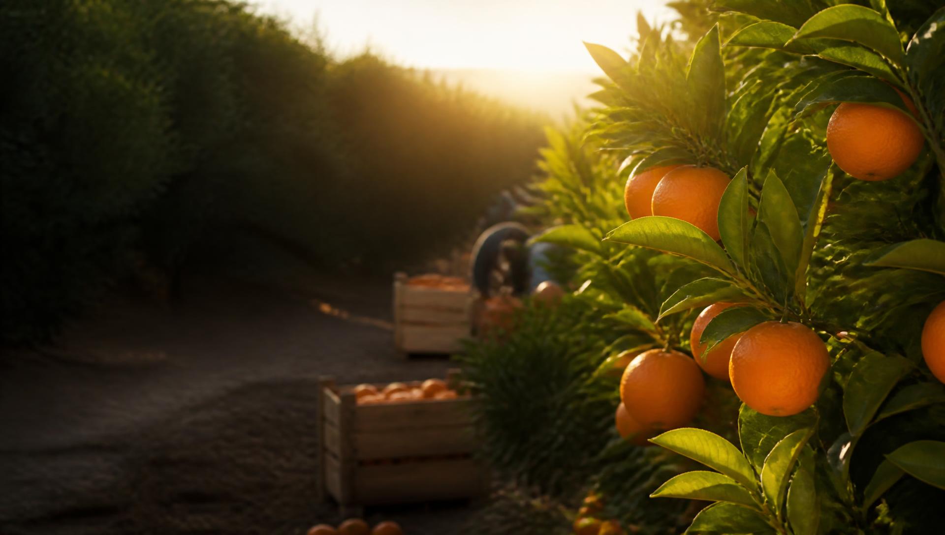Fresh Citrus prepared for export by Royal Family